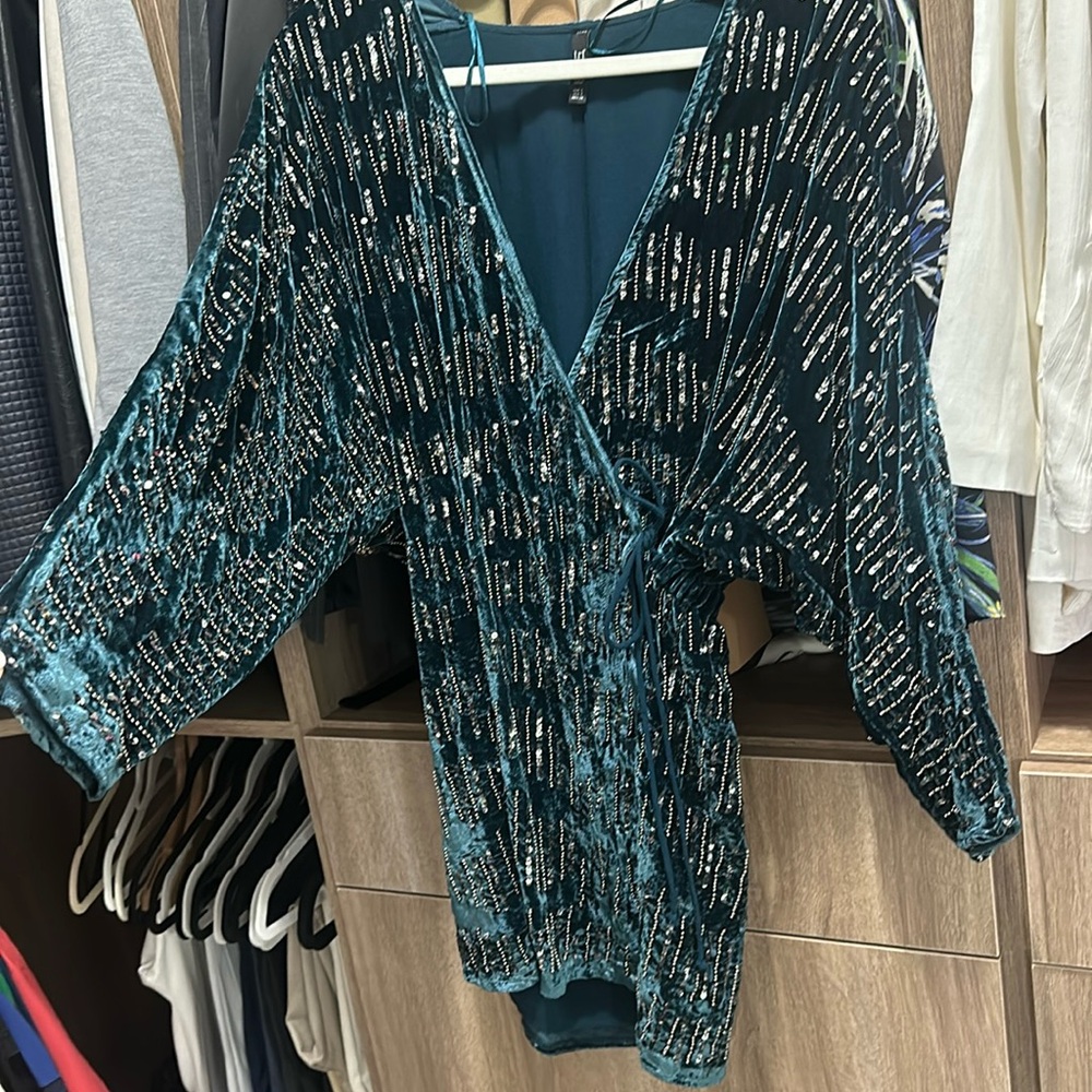 Zara dress kimono style never use